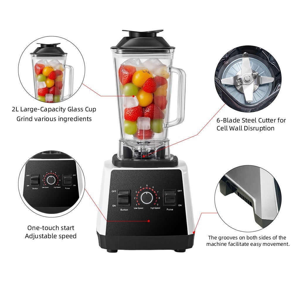 跨境破壁机家用多功能研磨果蔬榨汁机料理搅拌机果汁机 blender图4