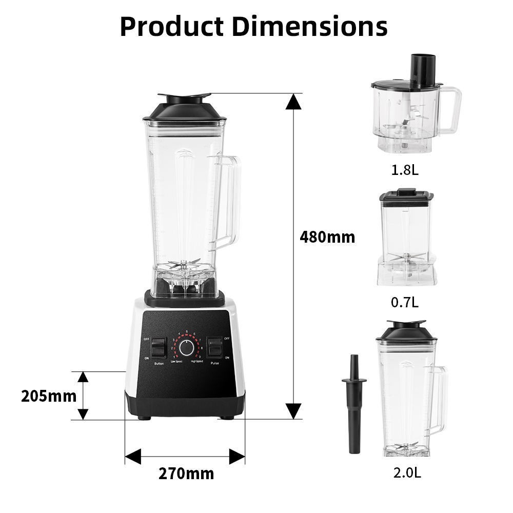 跨境破壁机家用多功能研磨果蔬榨汁机料理搅拌机果汁机 blender图3