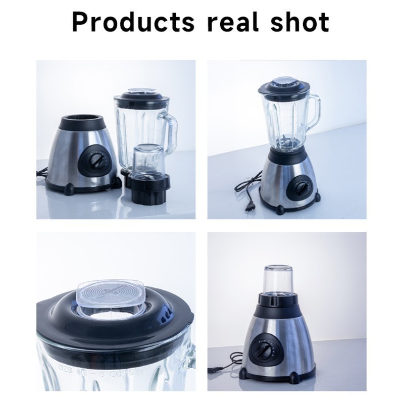 料理机双杯电动榨汁机1.5L家用搅拌机豆浆机cooking ma[外贸定制]图2