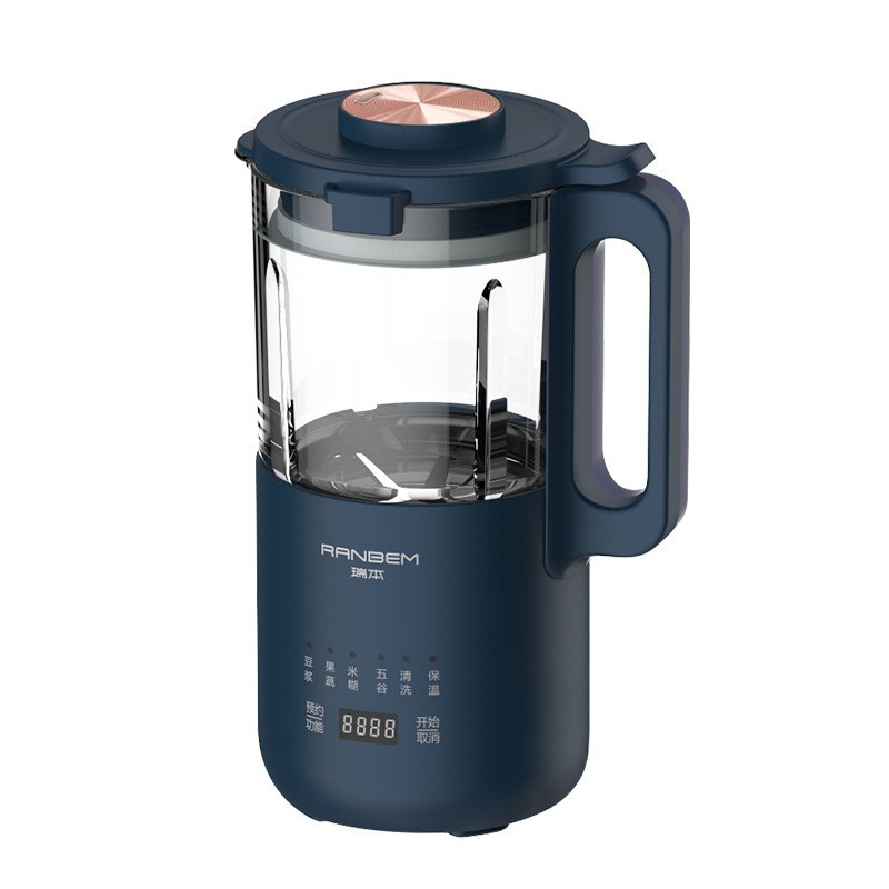 定制破壁机家用豆浆机免泡免过滤米浆加热料理机搅拌机免泡免滤图2