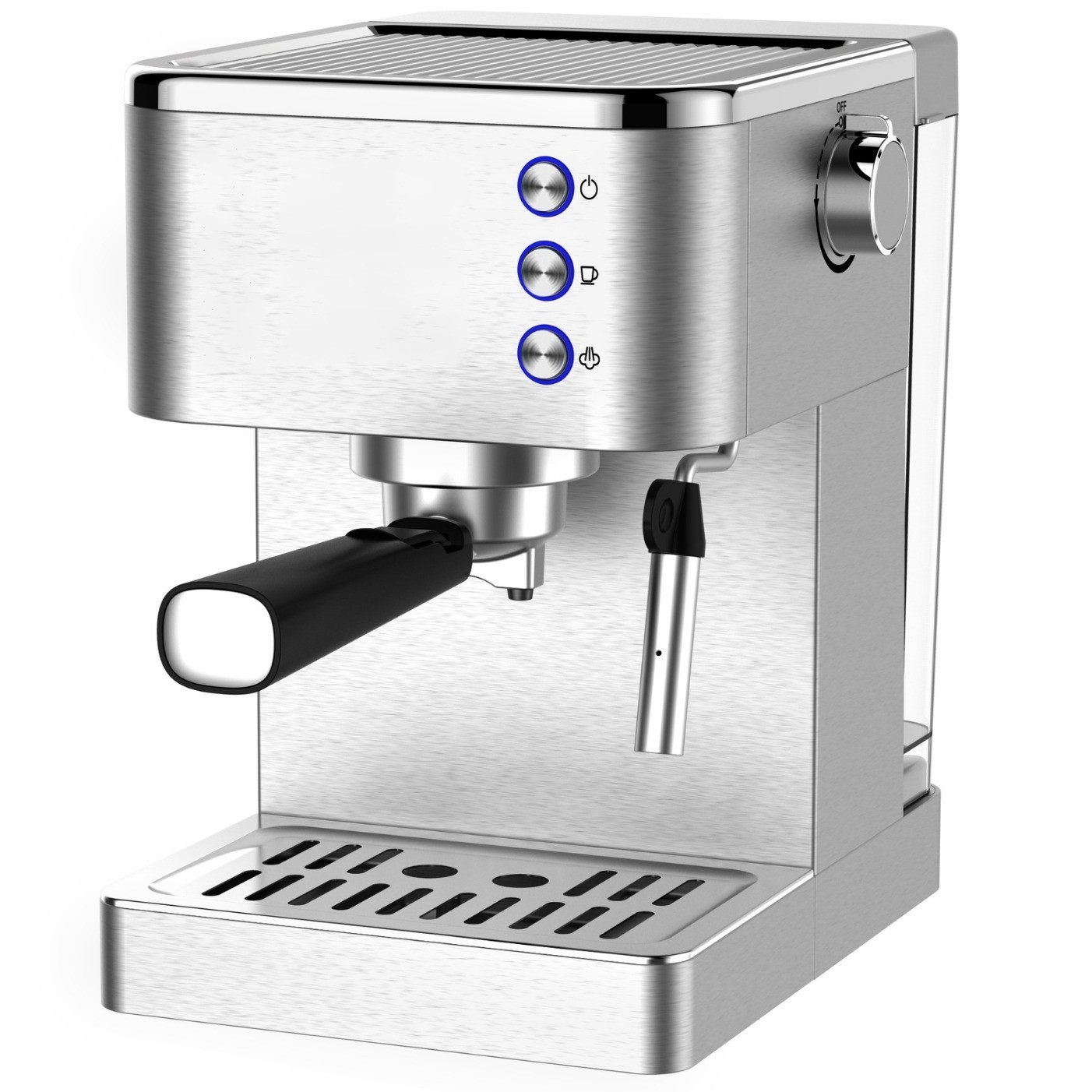 20Bar 高压萃取家用意式咖啡机1350W半自动即热式压力咖