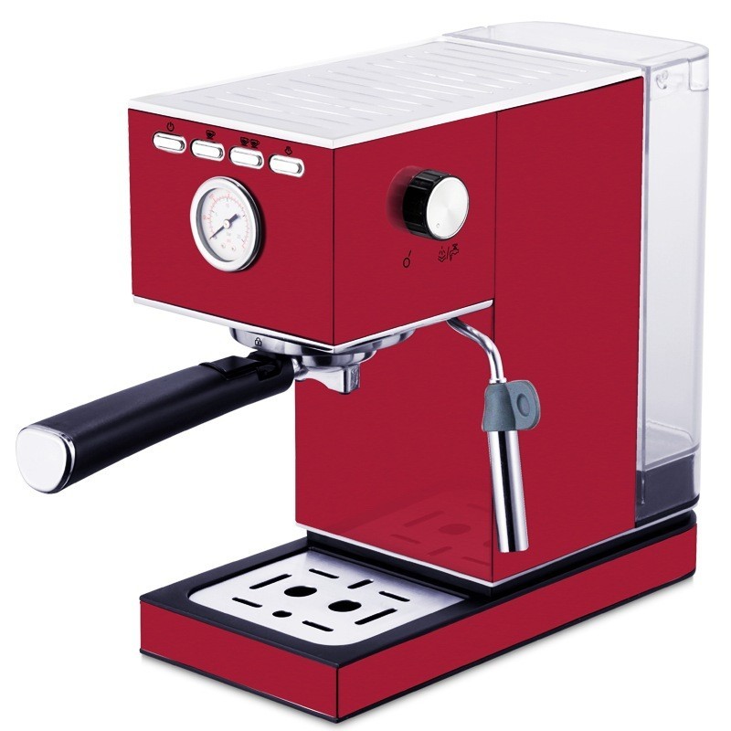 出口跨境咖啡机家用商用意式半全自动现磨高压蒸汽可打奶泡咖啡机图3