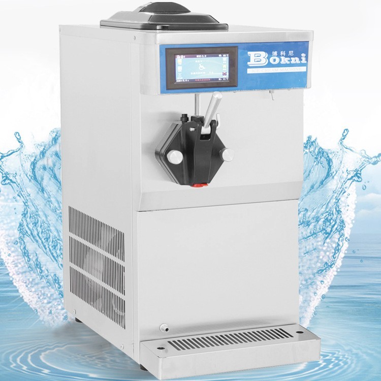 商用小型台式软冰淇凌机雪糕机全自动网红甜筒软质冰激凌机图4