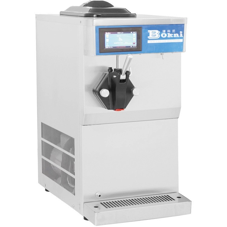 商用小型台式软冰淇凌机雪糕机全自动网红甜筒软质冰激凌机图5
