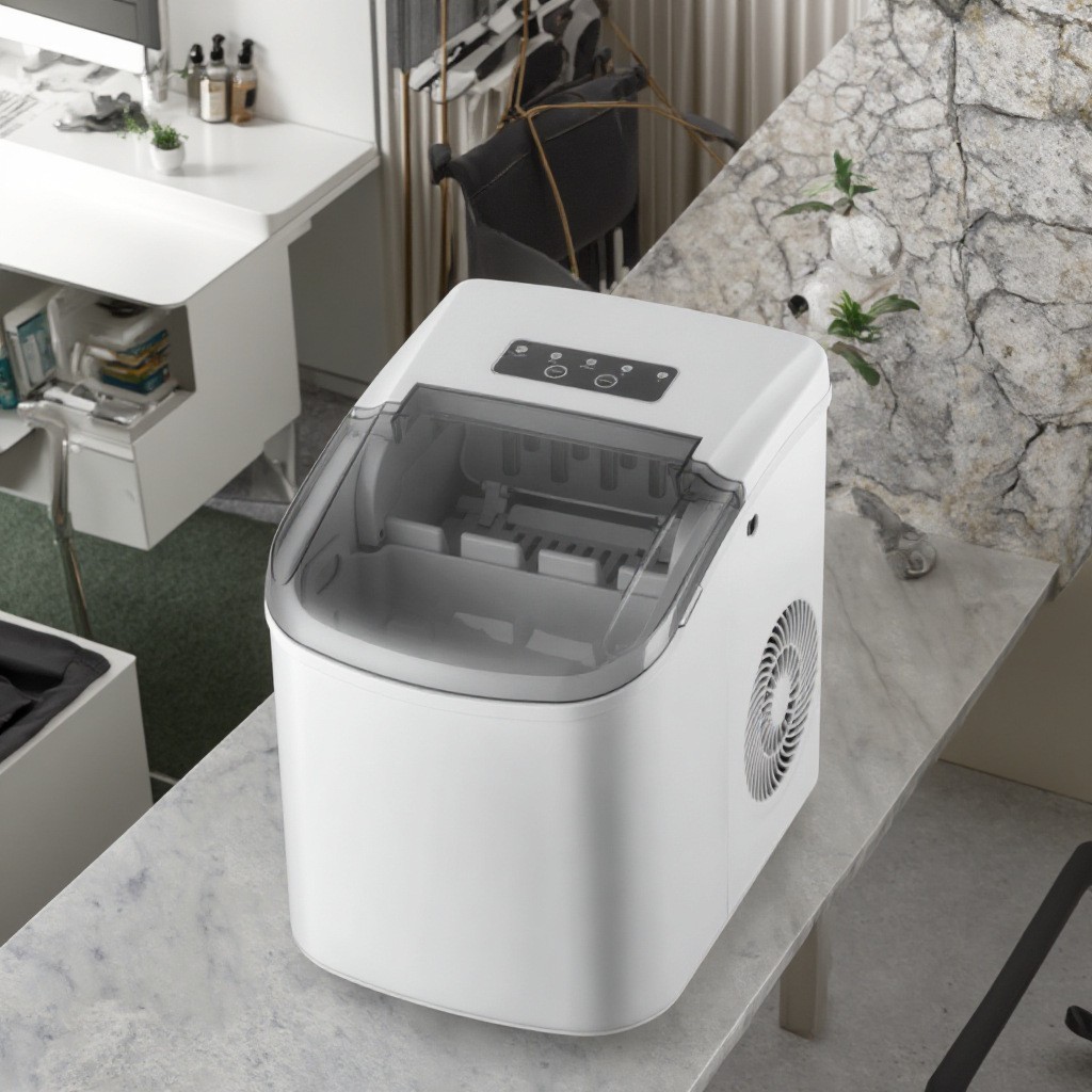 跨境制冰机家用便携式制冰机智能迷你宿舍办公室全自动制冰机图4