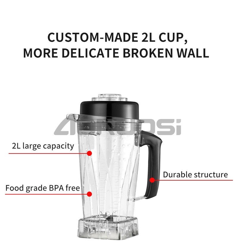 多功能沙冰机商用冰沙家用豆浆榨汁机果汁碎冰搅拌料理破壁机图3