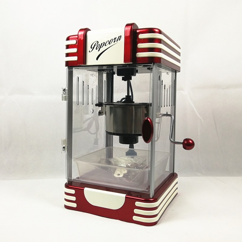 家庭聚会 可添加调味料 300W 高品质电热 锅炉式 爆米花机图3