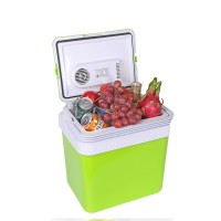 24L户外便携手提车载冰箱露营小型保温冰箱家车两用迷你冰箱