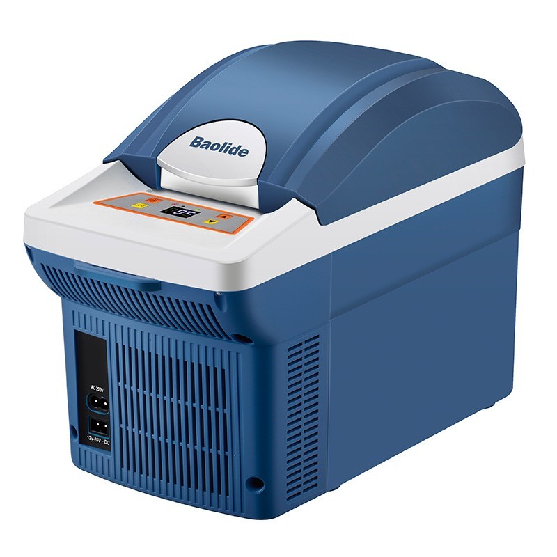 定制8升车载冰箱家车两用汽车冰箱迷你小冰箱跨境 logo纸箱模具图3