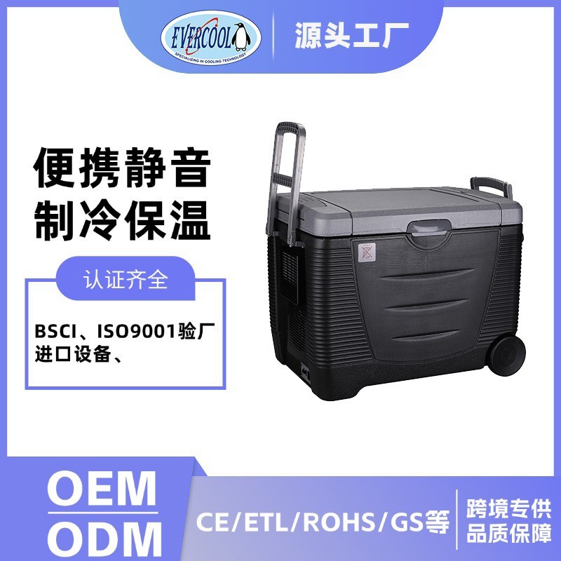 PU发泡车载冰箱车家两用便携45L静音节能房车旅行野营支持定制图3