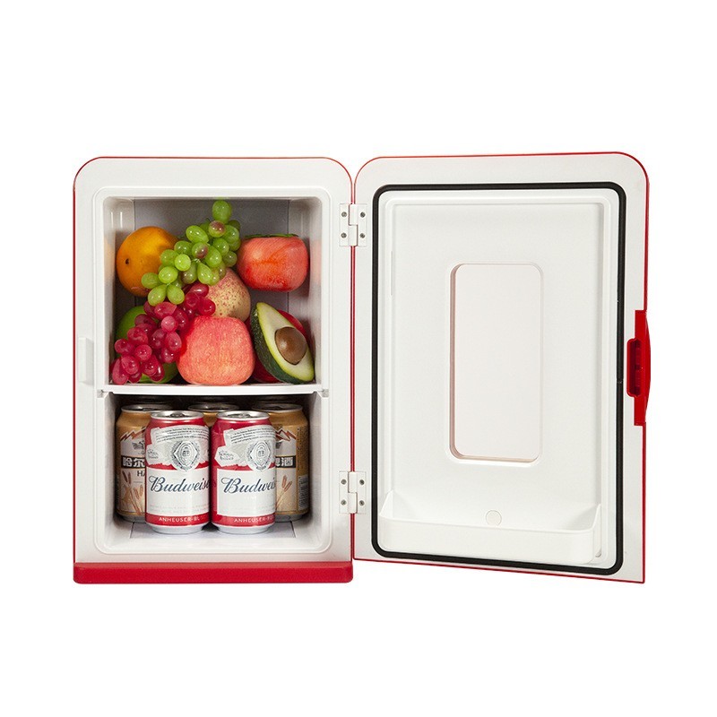 15L车载冰箱汽车冷暖箱车用电冰箱 透明面板面家车两用小冰箱迷你图2