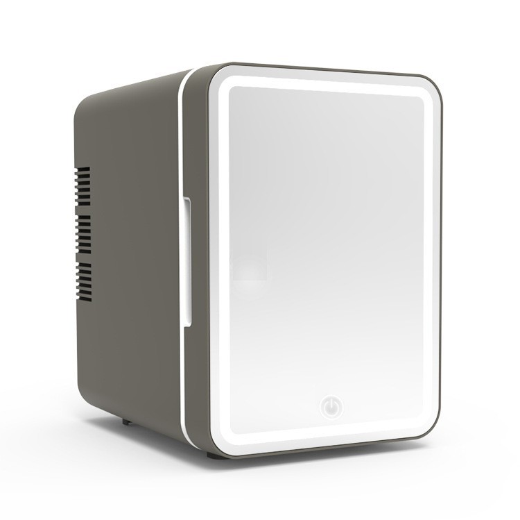 4L美妆镜面迷你冰箱欧美爆款三档调光礼品护肤品饮料便携车载冰箱图4