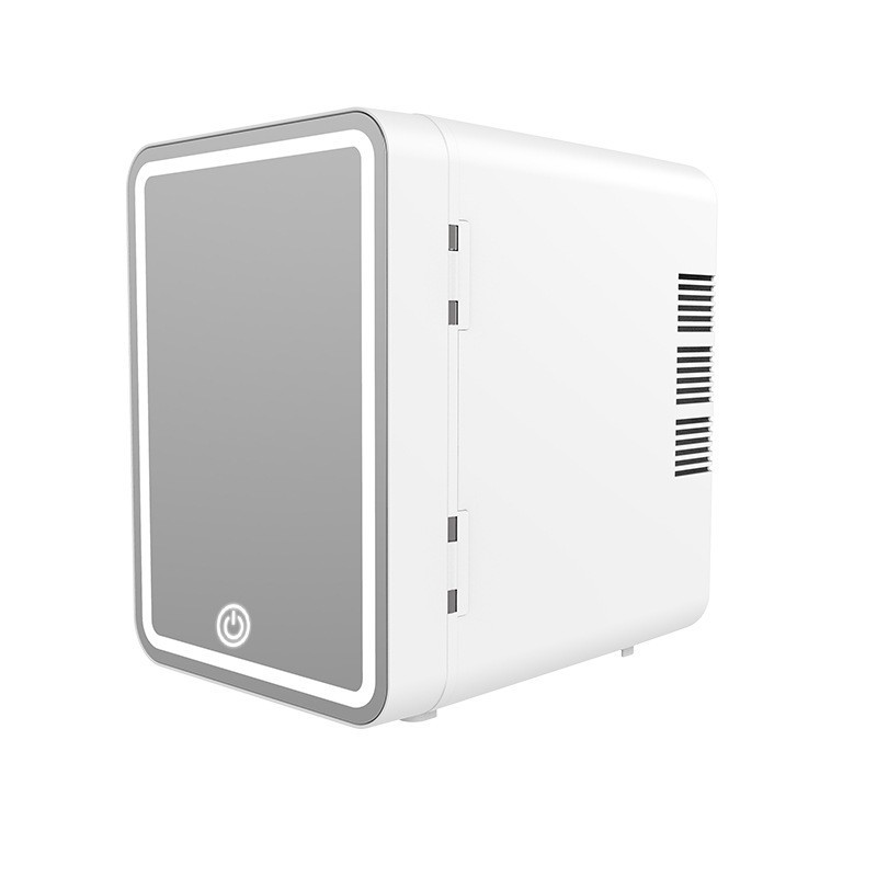 4L美妆镜面迷你冰箱欧美爆款三档调光礼品护肤品饮料便携车载冰箱图2