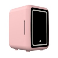 9L镜面美妆冰箱车家两用便携式冰箱快速制冷跨境