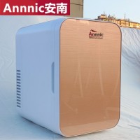 6L钢化玻璃小冰箱制冷制热车家两用一件代发护肤品面膜饮料冷藏