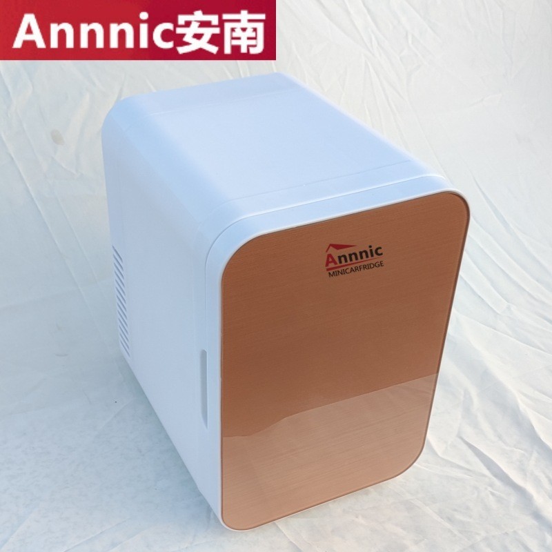 6L钢化玻璃小冰箱制冷制热车家两用一件代发护肤品面膜饮料冷藏图3