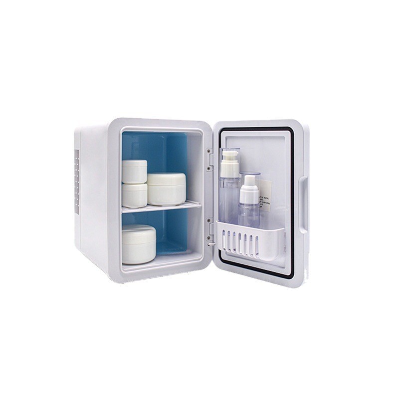 欧美4L美妆镜面LED灯带小型冷藏冰箱冷热两用迷你化妆品车用车载图4