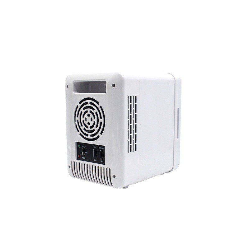 欧美4L美妆镜面LED灯带小型冷藏冰箱冷热两用迷你化妆品车用车载图5