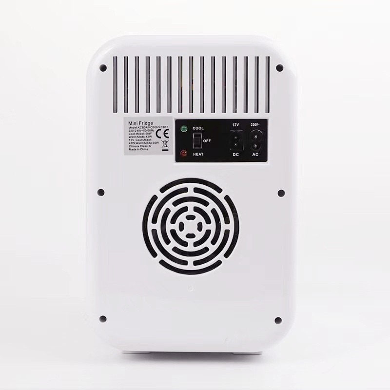 8L跨境欧美车载冰箱车家两用迷你冷藏便携冷暖箱加热制冷化妆镜面图5
