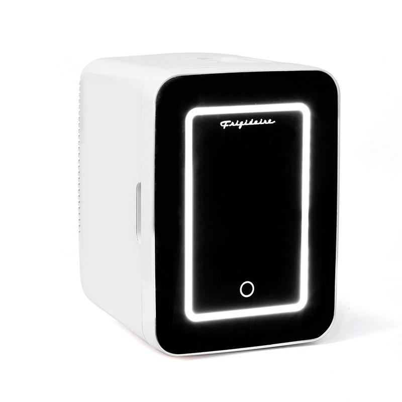 10L迷你车载冰箱型化妆镜冰箱LED照明两用拎手车载迷你小型冰箱图2