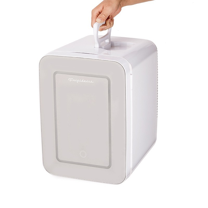 10L迷你车载冰箱型化妆镜冰箱LED照明两用拎手车载迷你小型冰箱图3