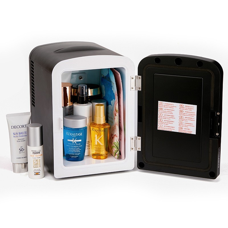 4L镜面美妆化妆品水果饮料冷藏箱学生宿舍小冰箱冷藏护肤品冰箱图4