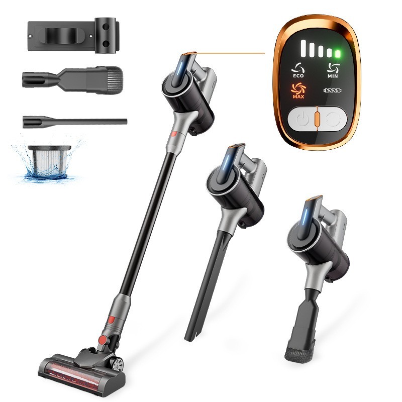 25年跨境新款吸尘器家用无线锂电池充电大吸力手持吸拖一体吸尘机图3