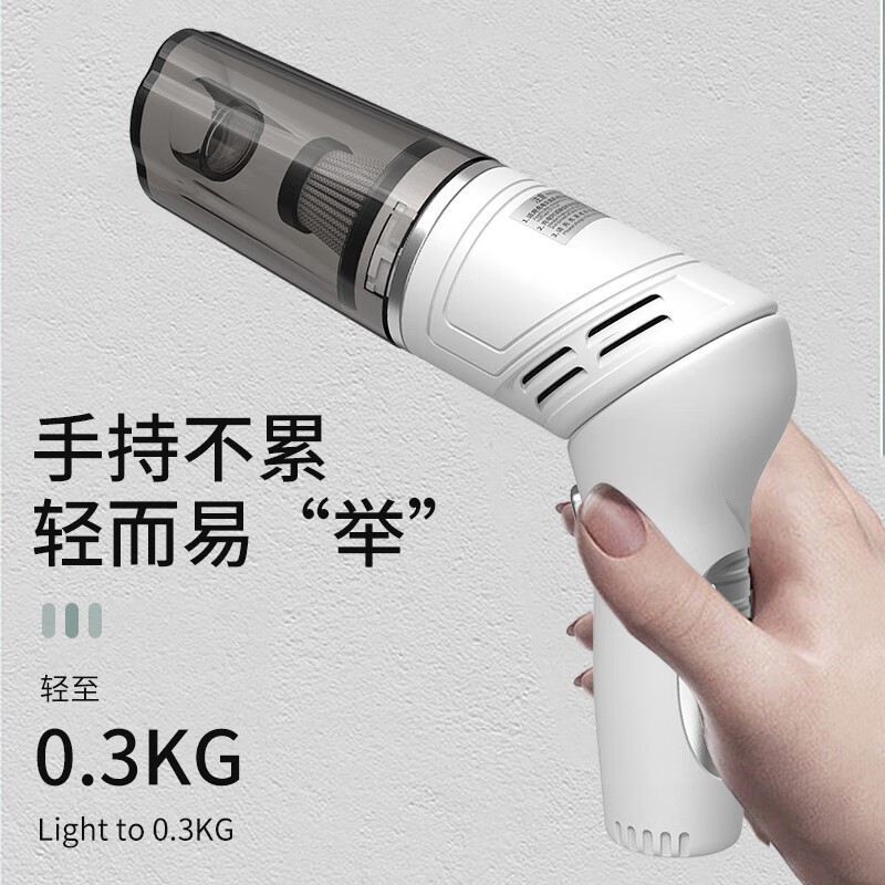 车载吸尘器便携式可旋转家车两用吸尘器汽车家用手持大吸力吸尘器图2
