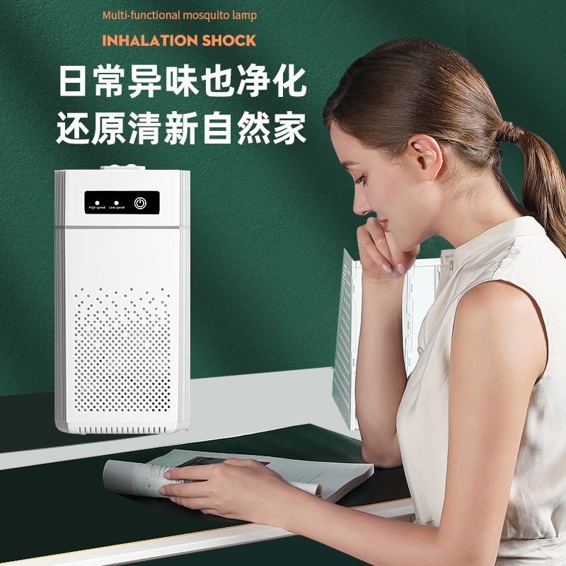 空气净化器家用小型室内桌面usb车载符合滤芯空气净化机跨境图5