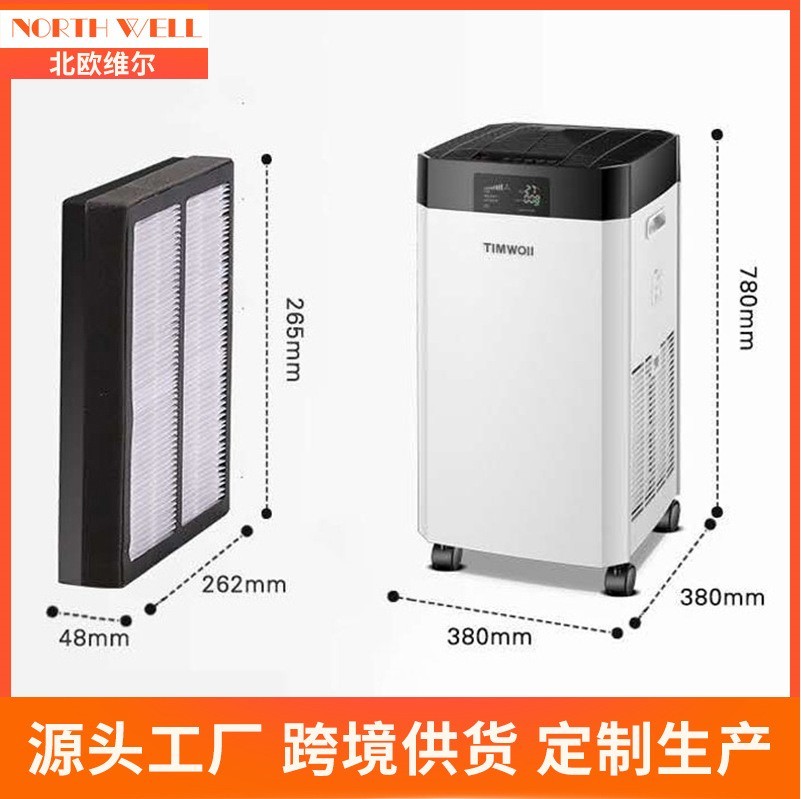 定制生产商务用负离子空气净化器智能家用酒店紫外线杀菌除甲醛图2