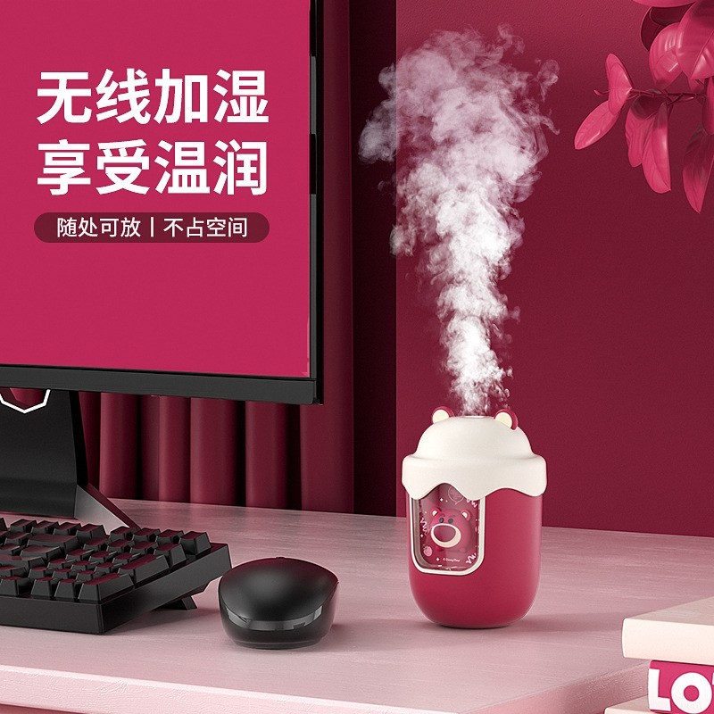 2024年迪士你卡通加湿器卧室客厅静音孕婴大雾量空气静音大雾量图2