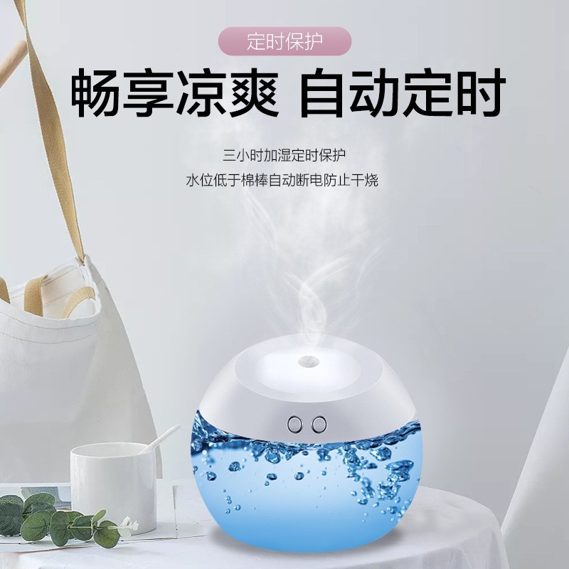 迷你加湿器桌面办公室家用夜灯小型补水雾化器LOGO加工定制图5