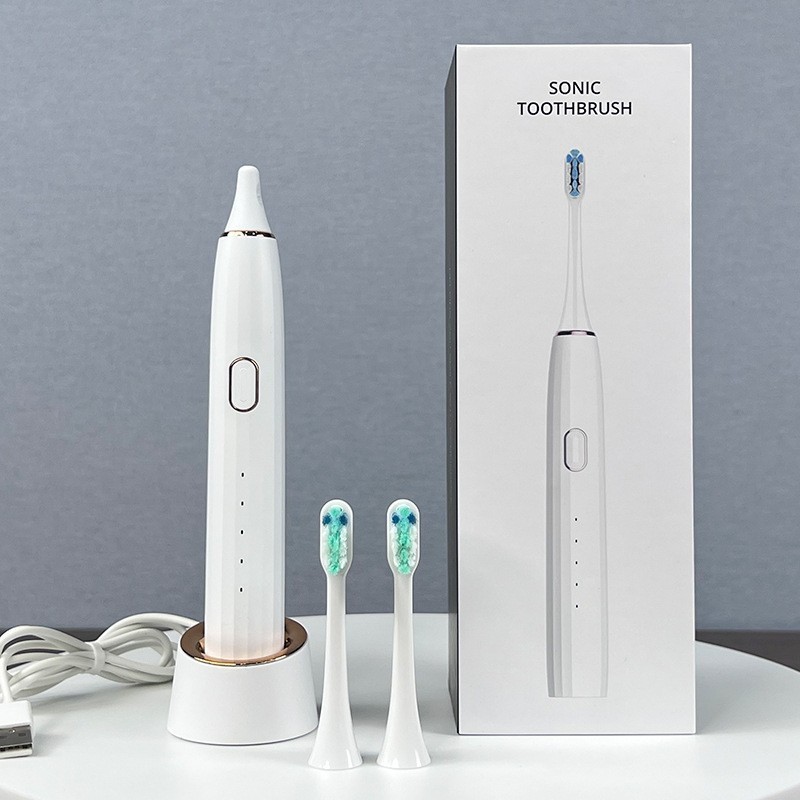 罗马柱造型电动牙刷 支持无线充带无铜刷LOGO定制图6