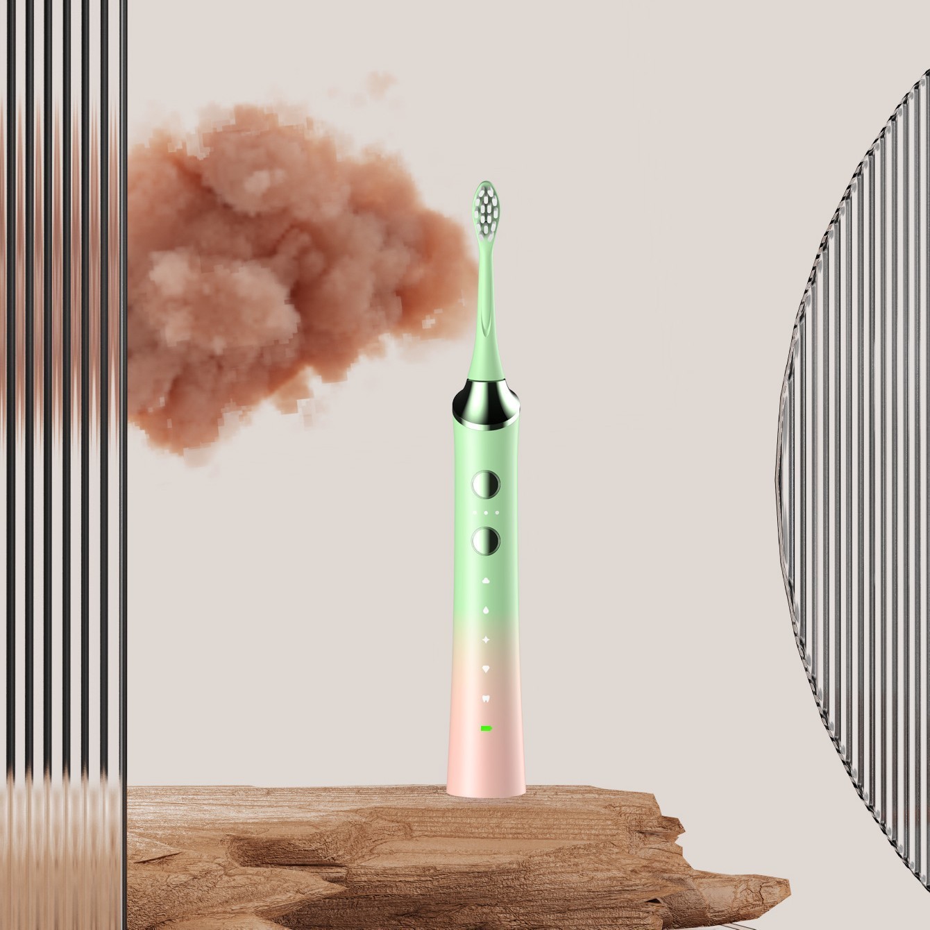 跨境智能电动牙刷成人便携式牙刷软毛声波电动牙刷充电款图4