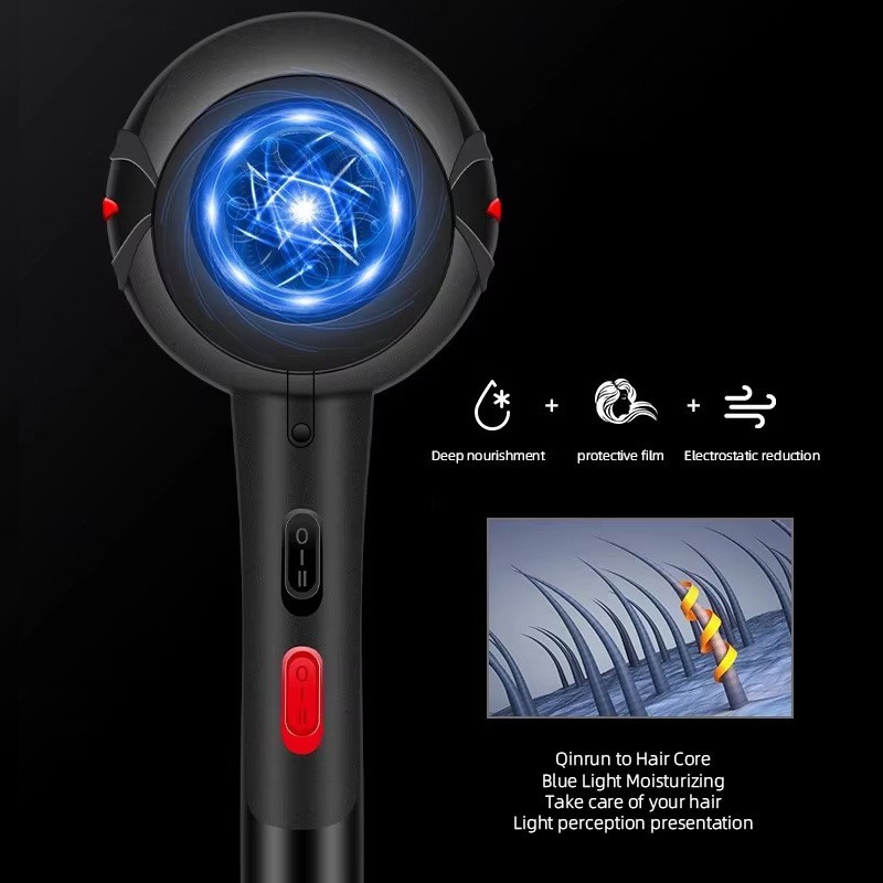 跨境发廊吹风机负离子护发家用大风力电吹风机发型师专用风筒定制图2
