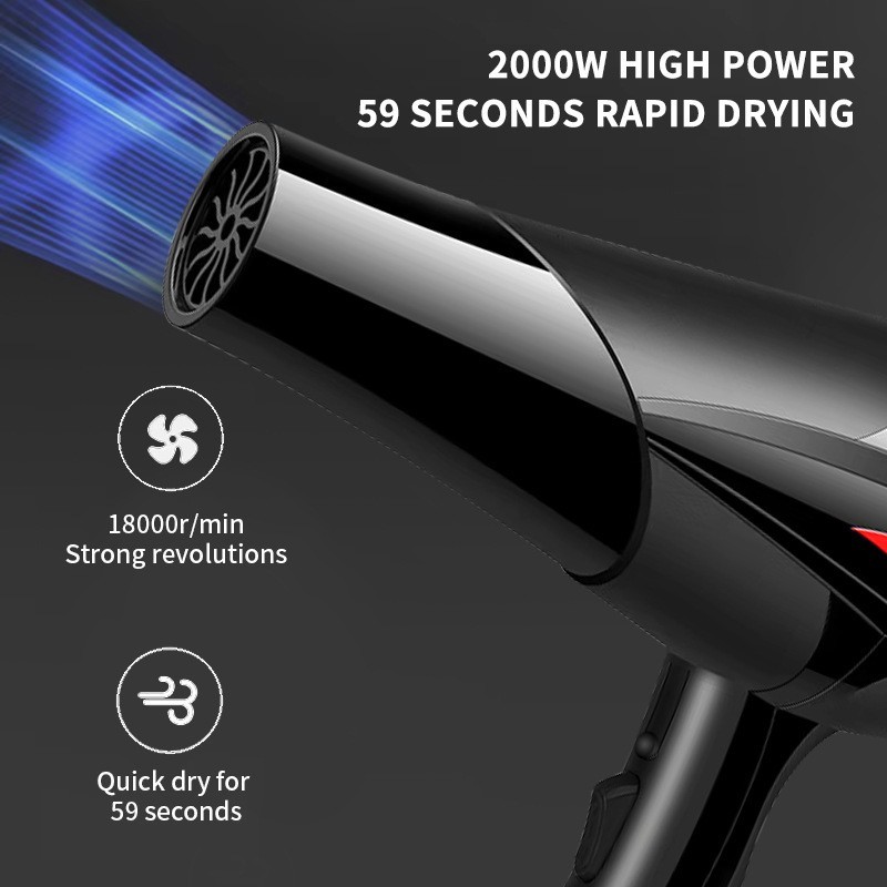 跨境发廊吹风机负离子护发家用大风力电吹风机发型师专用风筒定制图4