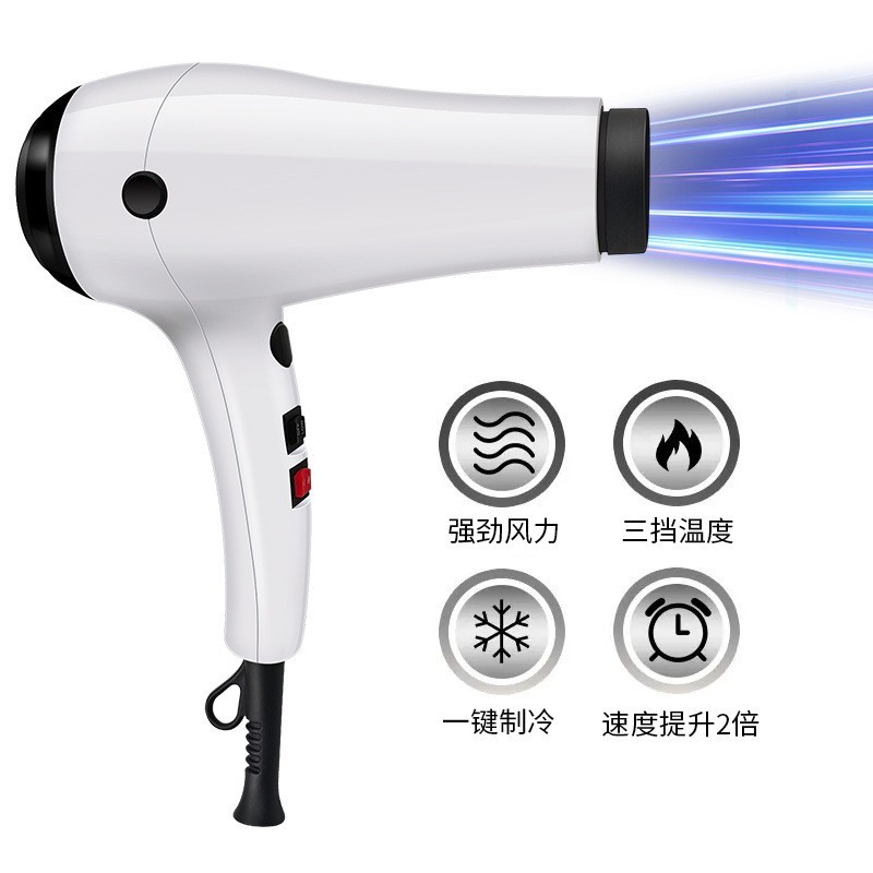 跨境吹风家用吹头发理发店大功率电吹风冷热风不伤发负离子吹风筒图2