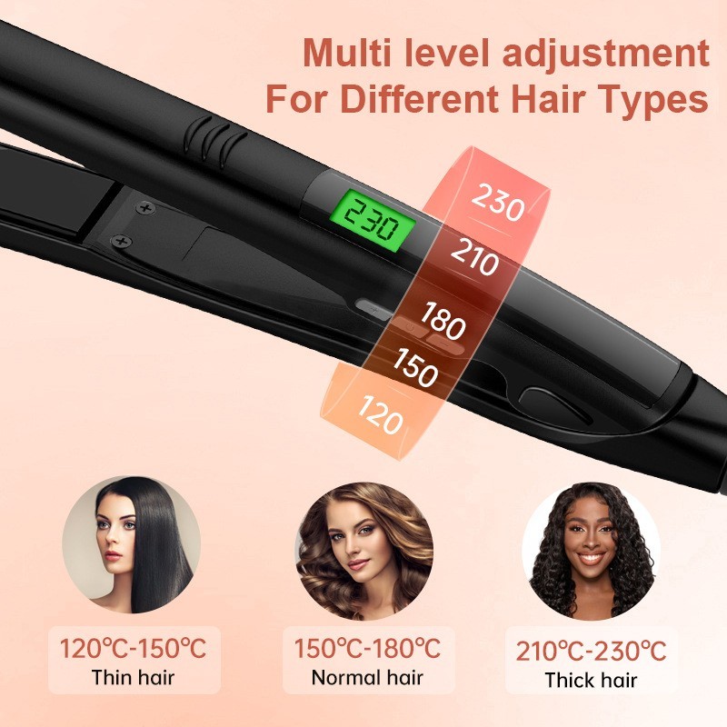 外贸爆款直板夹亚马逊直发器夹板直卷两用不伤发电夹板跨境直发棒图3