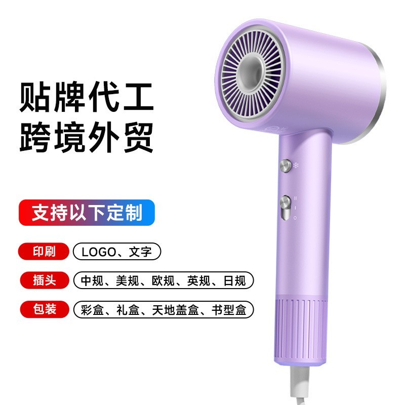 跨境吹风机定制OEM贴牌发廊酒店专用吹风筒磁吸风嘴电吹风大厂图3