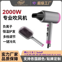 跨境家用吹风机大功率负离子冷热电吹风T型吹风筒