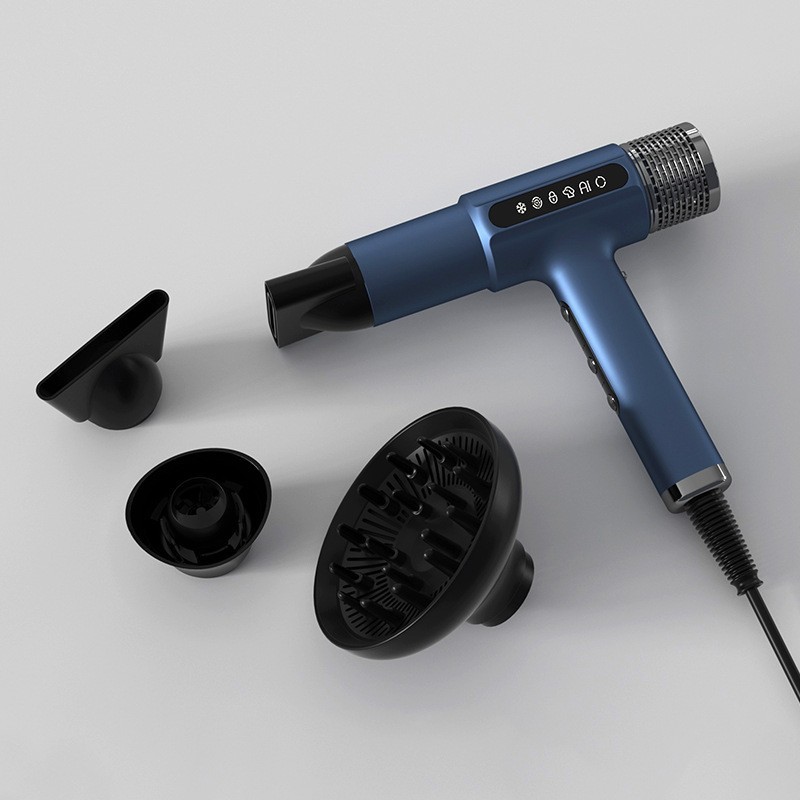 跨境高速等离子吹风机AI智能冷热电吹风自清洗吹风筒