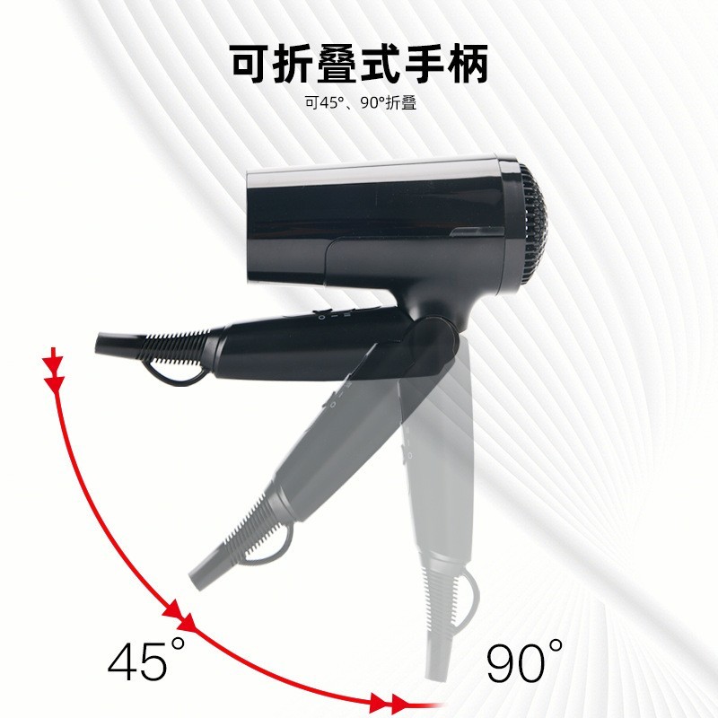 Pritech外贸可折叠吹风机定做跨境便携式电吹风大功率吹风筒图3