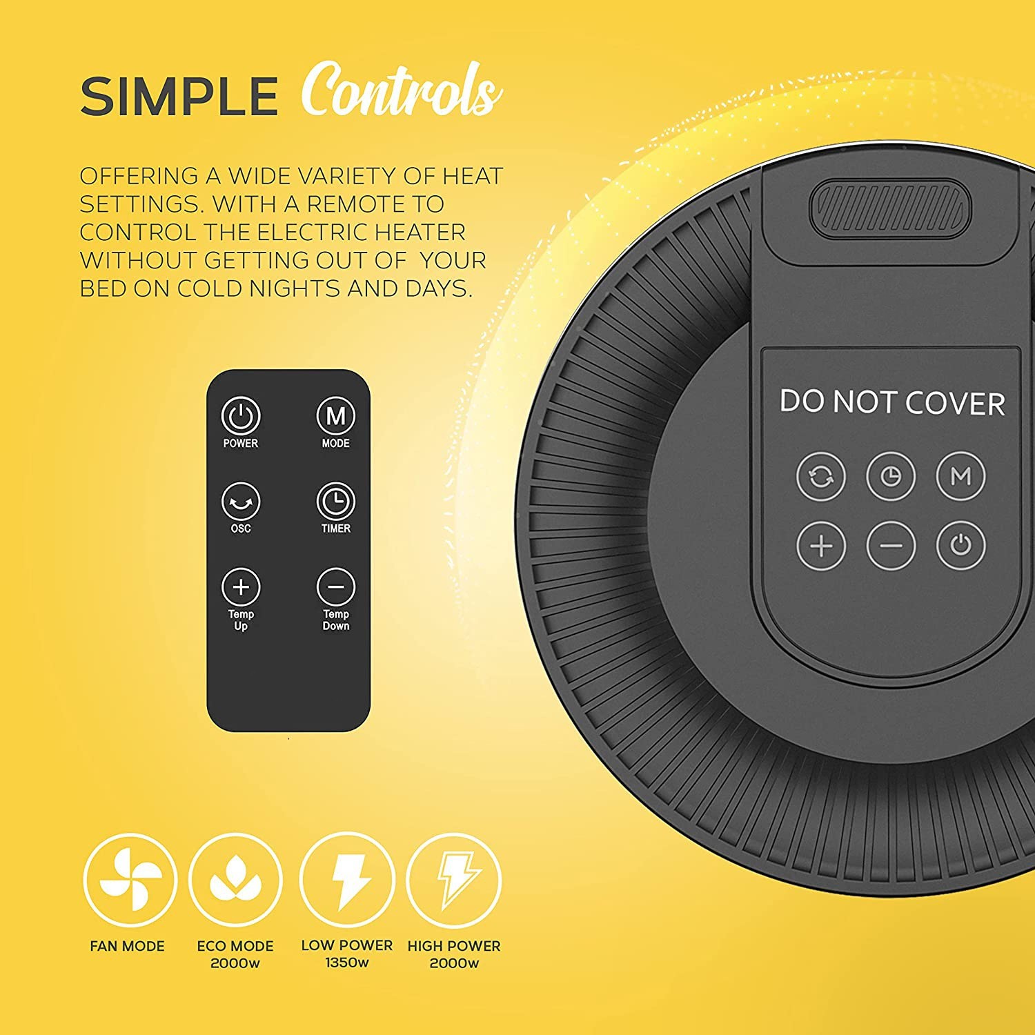 爆款欧美日韩热销遥控PTC取暖器wifi app空气加热器暖风机图3