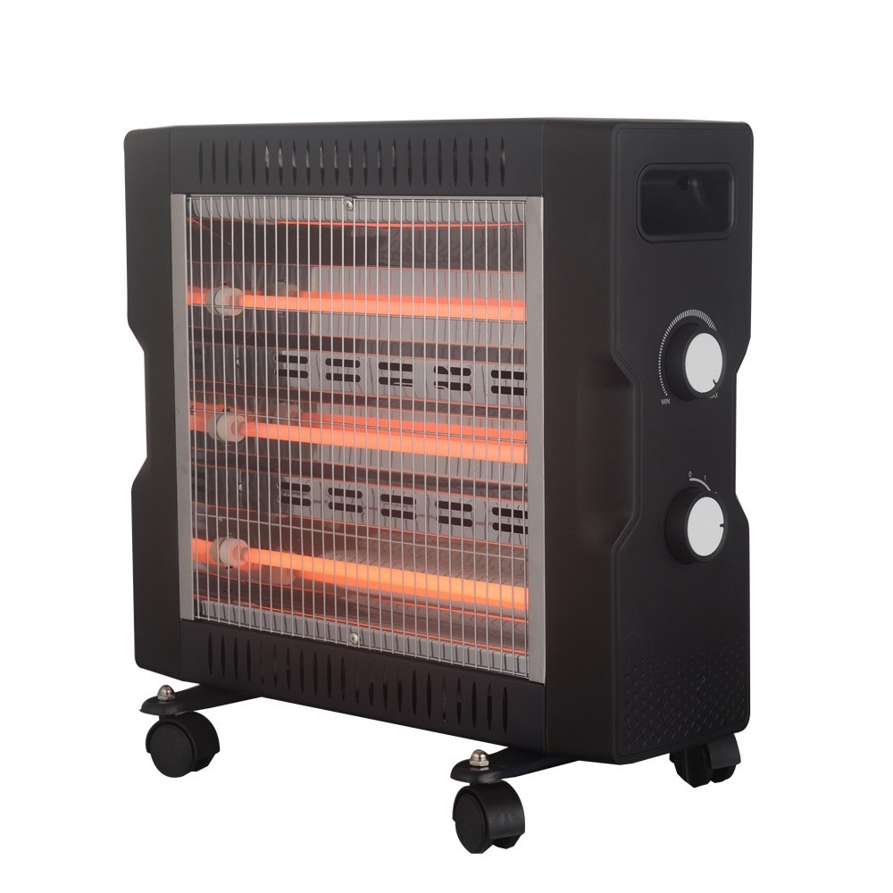 四管 6管石英管取暖器电暖器电热红外辐射取暖器带温控跌倒图3