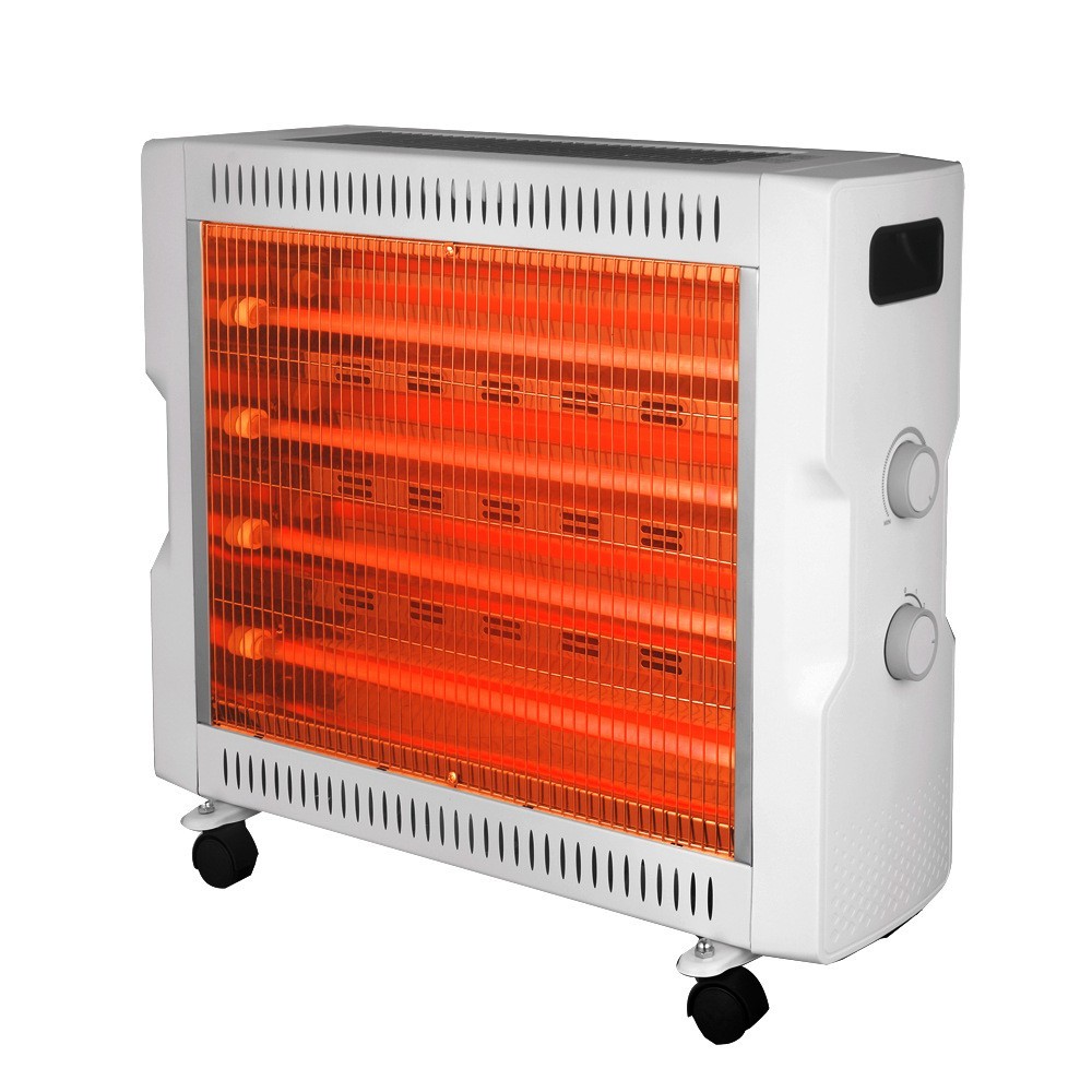 四管 6管石英管取暖器电暖器电热红外辐射取暖器带温控跌倒图2