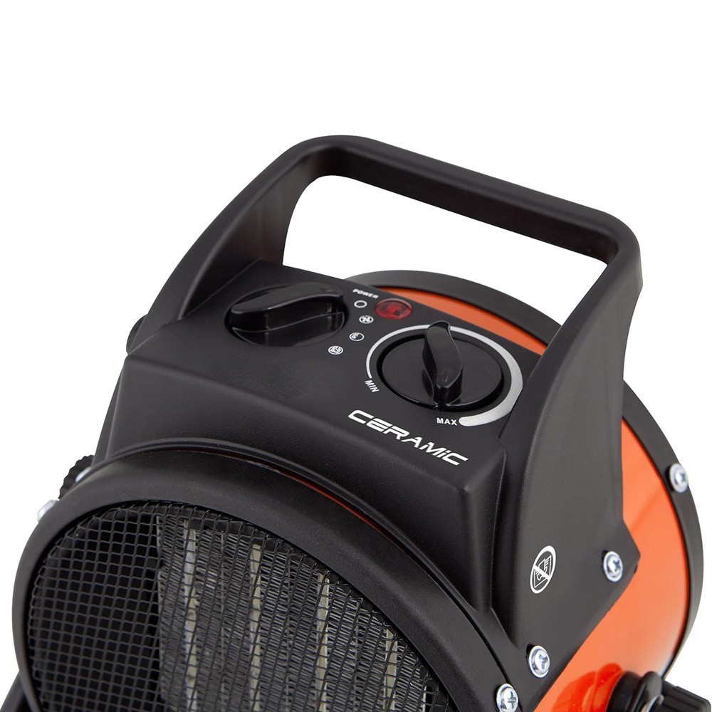 PTC暖风机电暖器小钢炮取暖器工业热风机图2