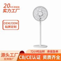 跨境专供电风扇家用落地扇卧室静音摇头台地扇大风力遥控落地风扇