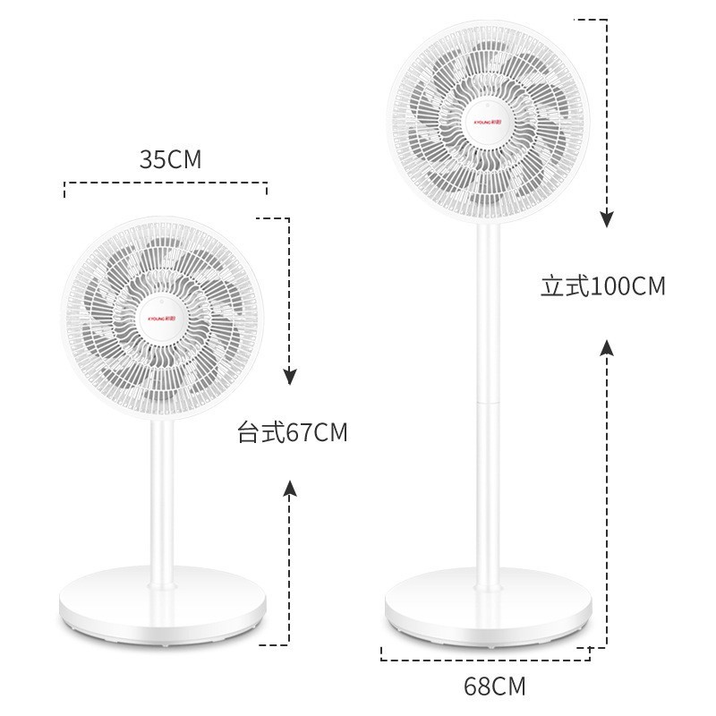定制落地扇电风扇家用宿舍立式台地两用带香薰大风力电扇摇头风扇图5