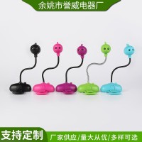 加工定制阅读小台灯 学生写字护眼小夜灯 led电池书夹灯学习台灯