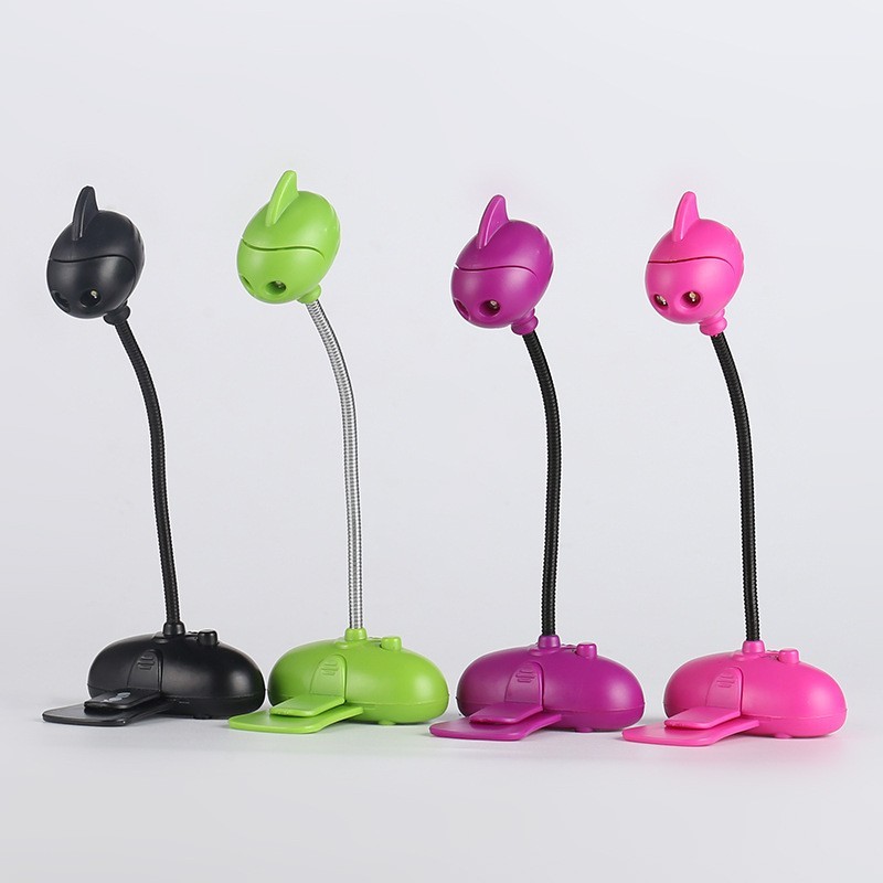 加工定制阅读小台灯 学生写字护眼小夜灯 led电池书夹灯学习台灯图2